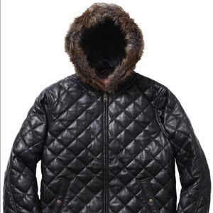 Supreme Quilted Leather Jacket S/S 16 “CHANEL”